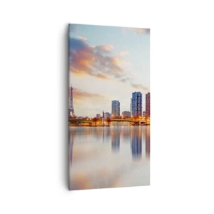 Obraz na plátne - Monumentálny pokoj Paríža - 55x100 cm