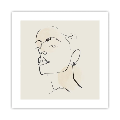 Plagát - Hrdý pohľad - 40x40 cm
