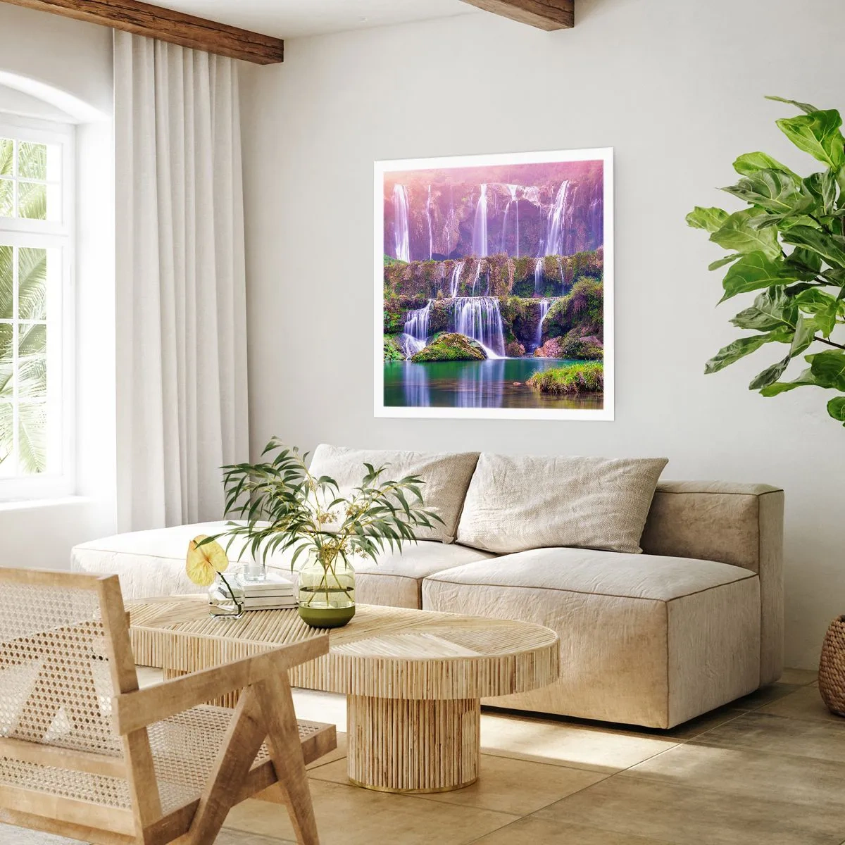 Plagát - Schody do neba - 40x40 cm