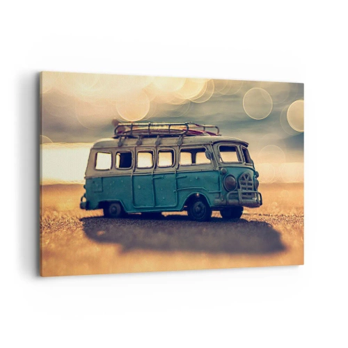 Obraz na plátne - Koniec bôžikov: peňazí a práce - 100x70 cm