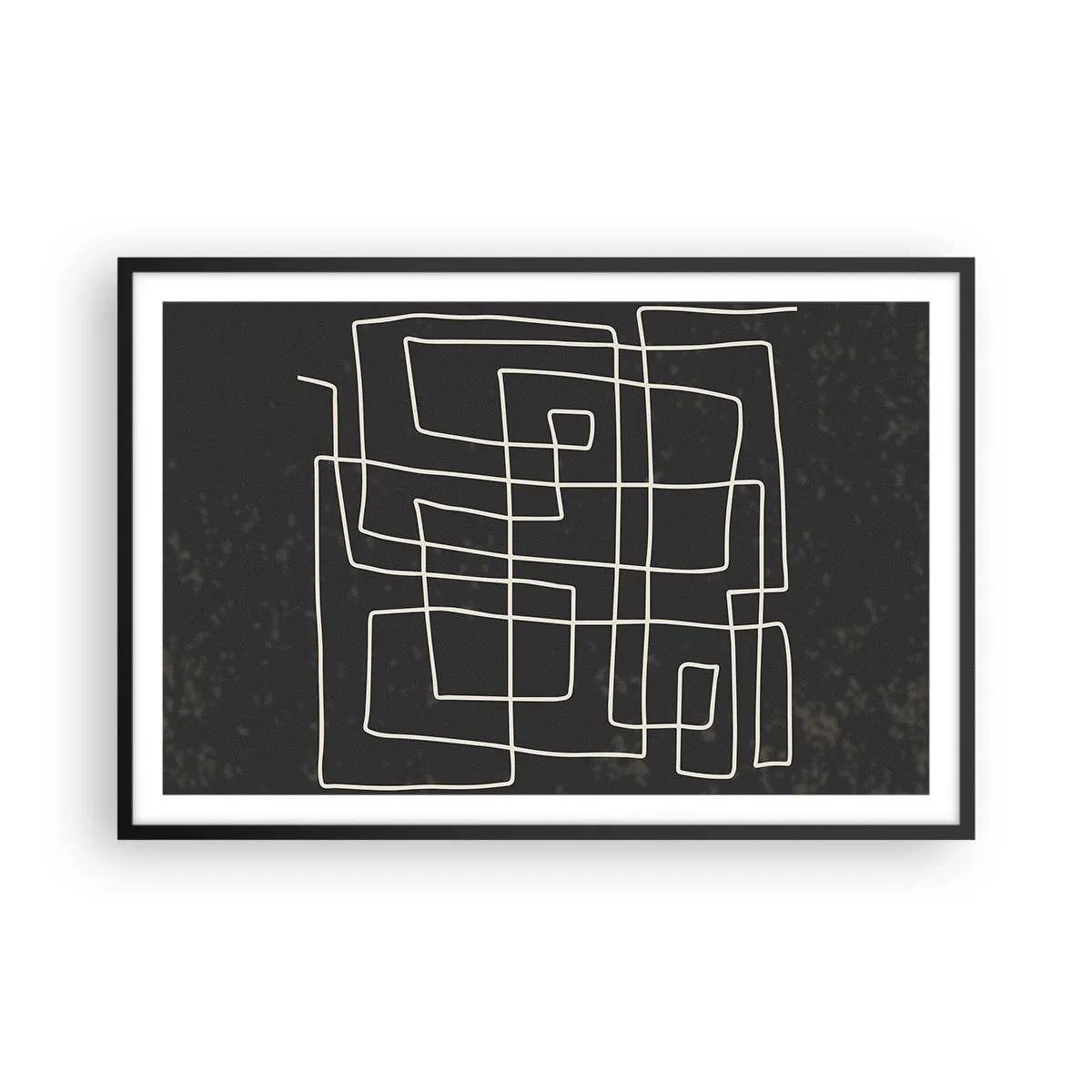 Plagát v čiernom ráme - Nie je to tak jednoduché - 91x61 cm