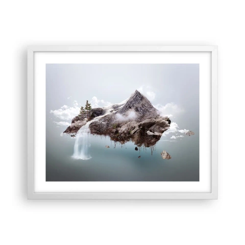 Plagát v bielom ráme - Pohľad surrealistu - 50x40 cm