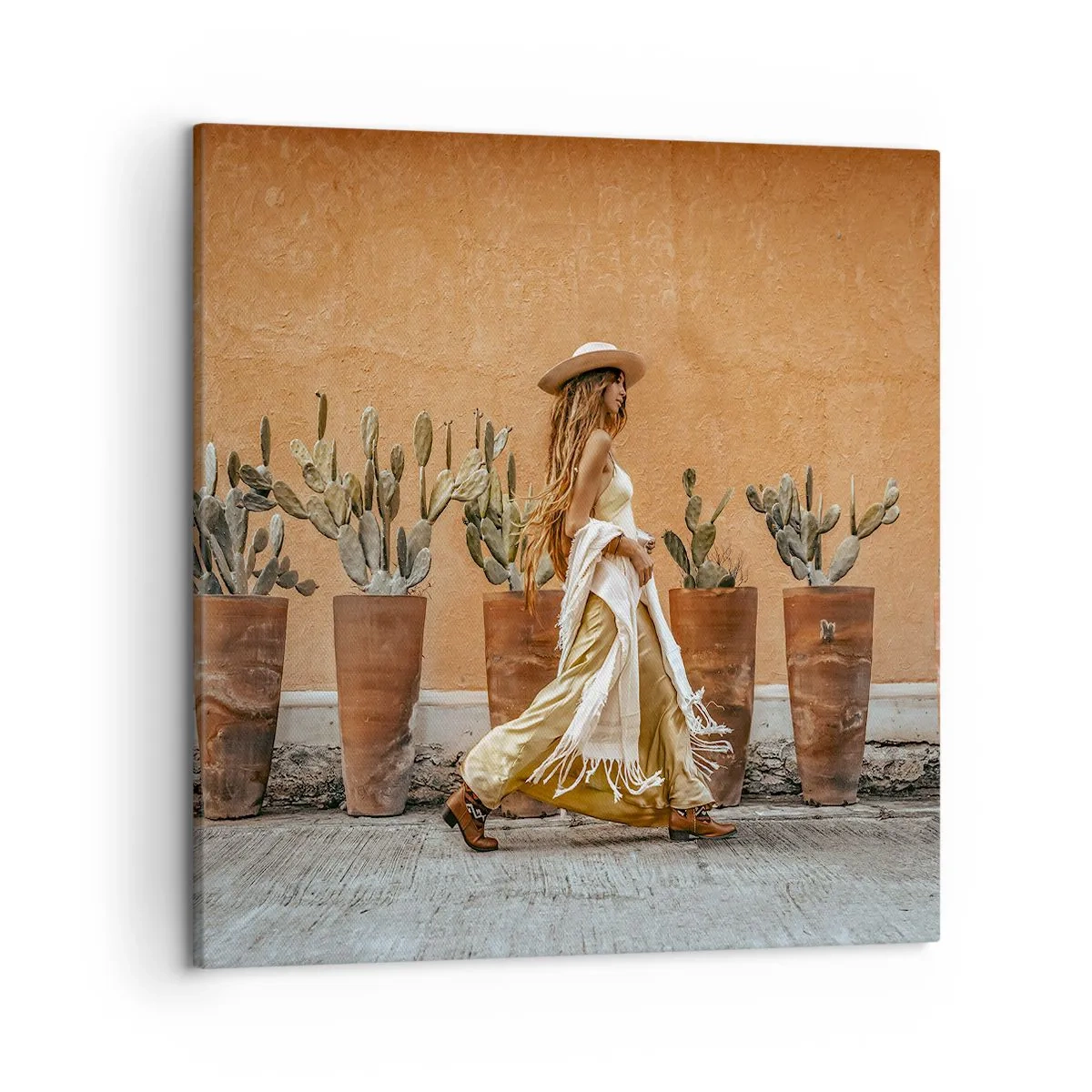 Obraz na plátne - V hippie štýle - 50x50 cm