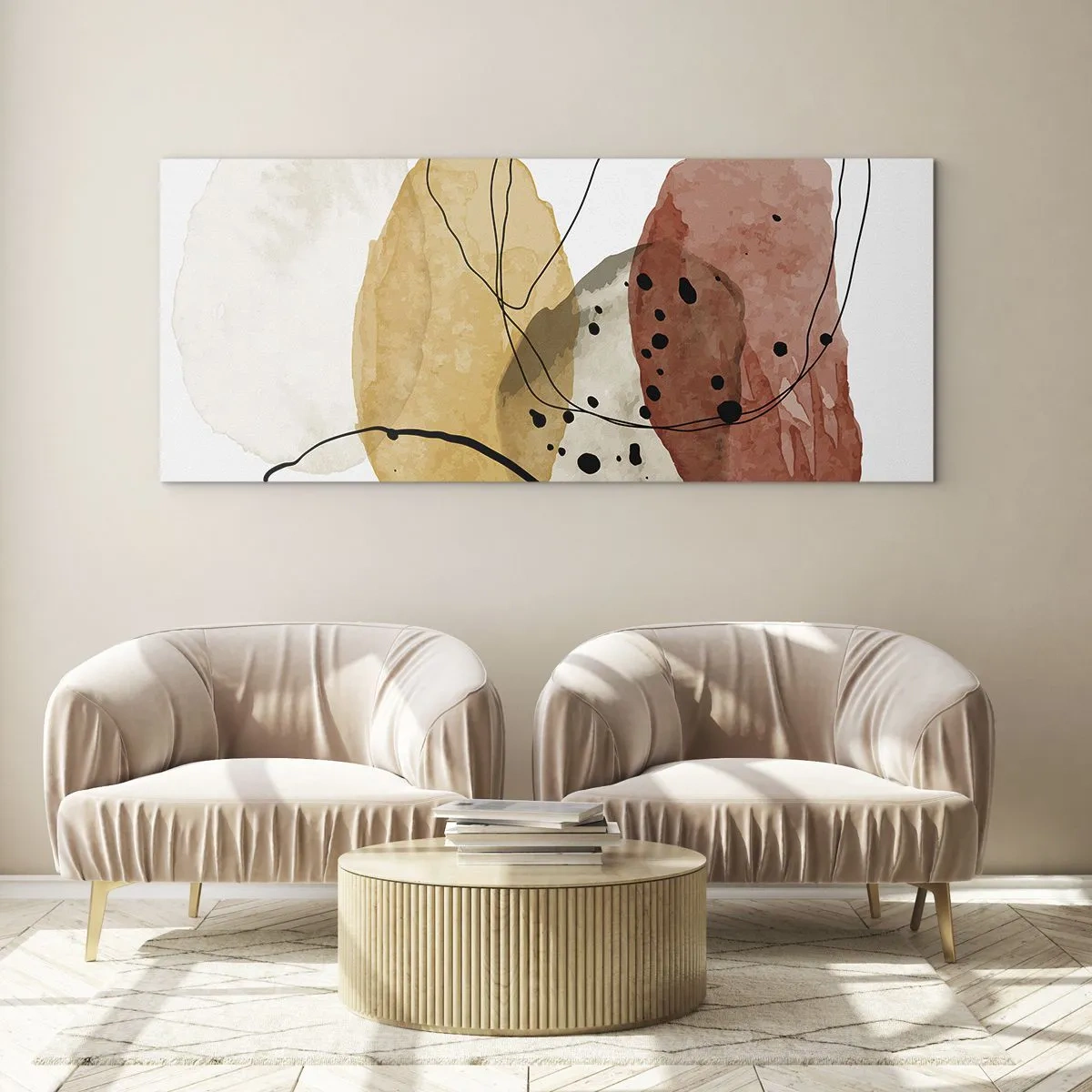 Obraz na skle - Ako ľahký, priezračný vzduch - 100x40 cm