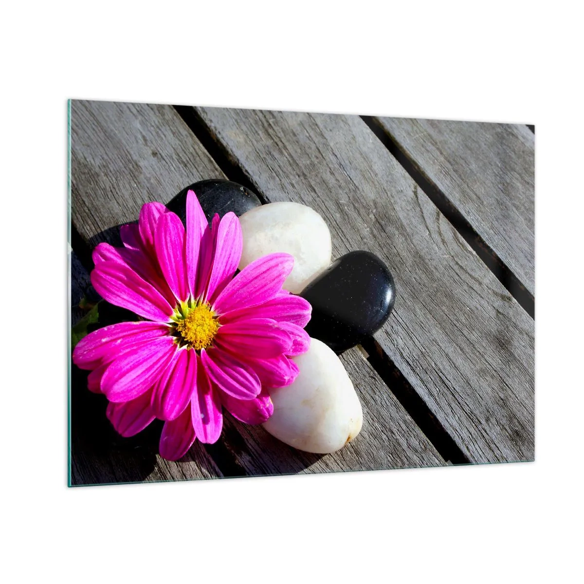 Obraz na skle - Odpočinok na móle - 100x70 cm