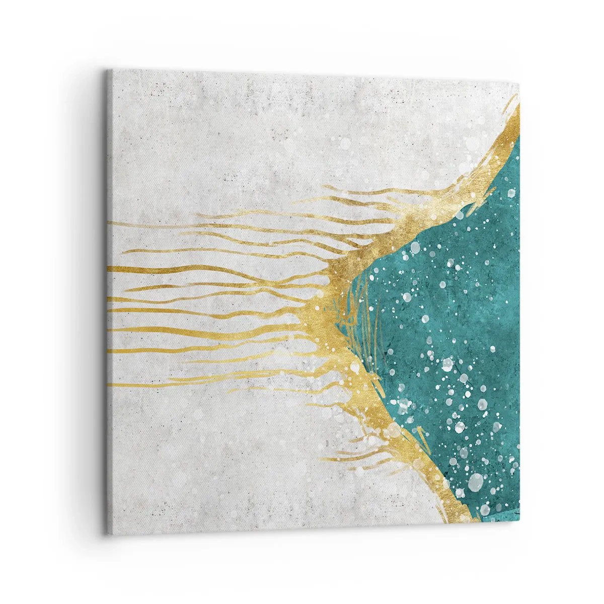 Obraz na plátne - Zlatý príliv - 50x50 cm