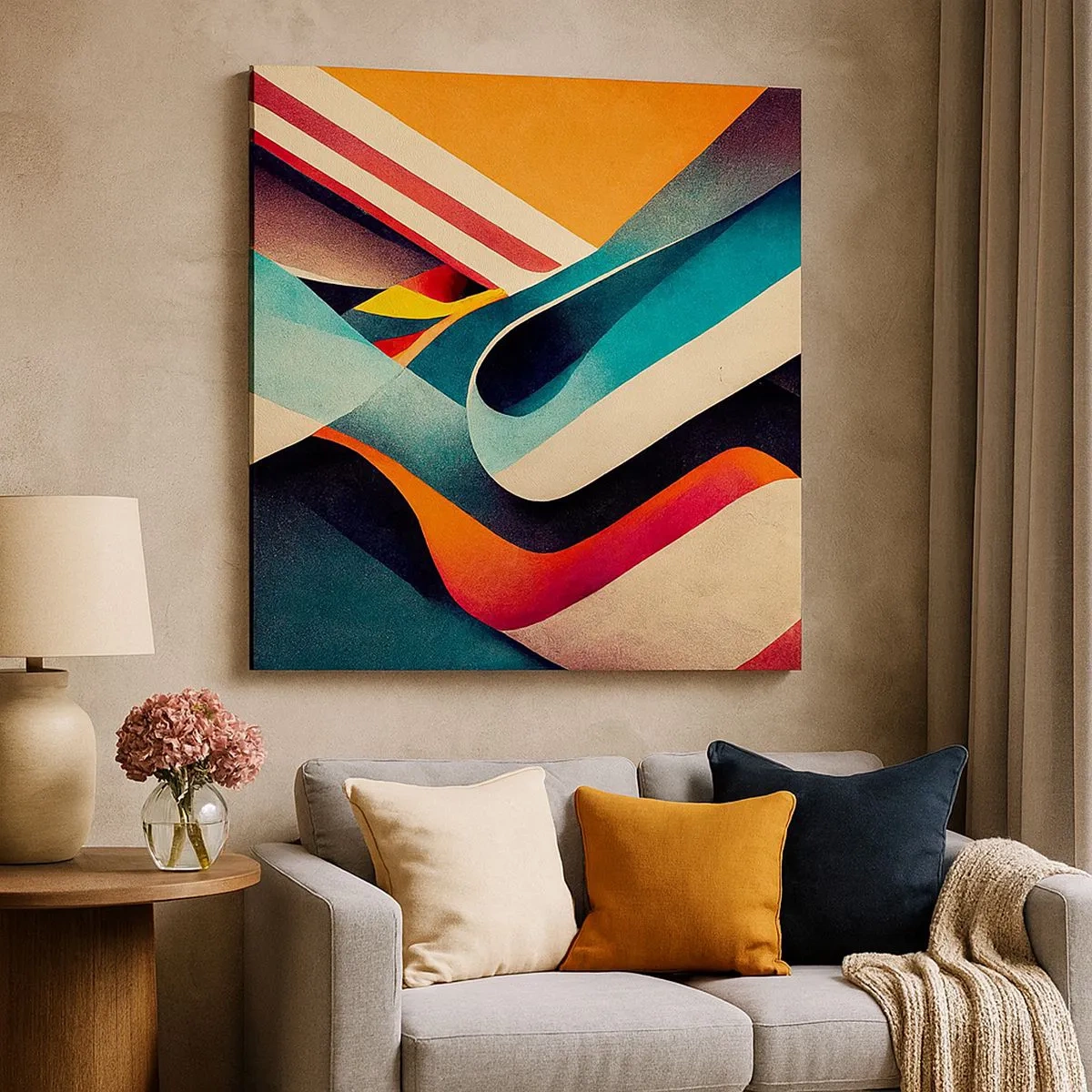 Obraz na plátne - Intenzívna kompozícia - 30x30 cm