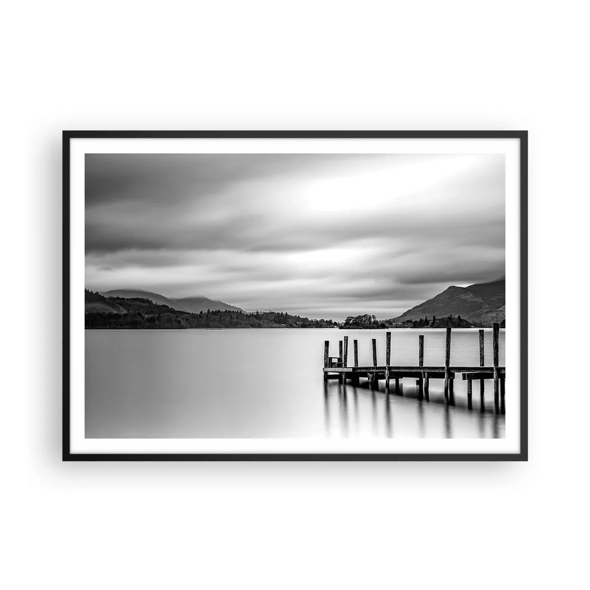 Plagát v čiernom ráme - Jemnosť a sila - 100x70 cm