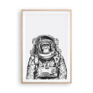 Plagát v ráme zo svetlého duba - Alternatívny vývoj - 61x91 cm