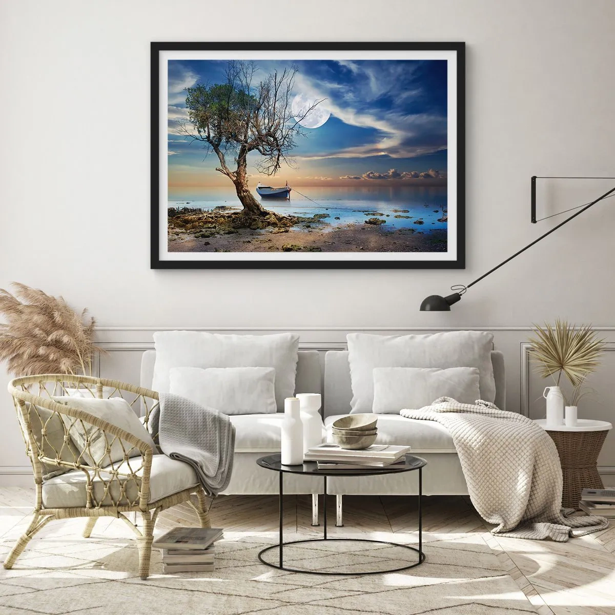 Plagát v čiernom ráme - Je to koniec alebo začiatok? - 100x70 cm