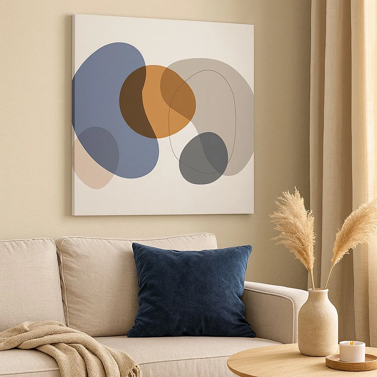 Obraz na plátne - Kvapky farieb - 30x30 cm