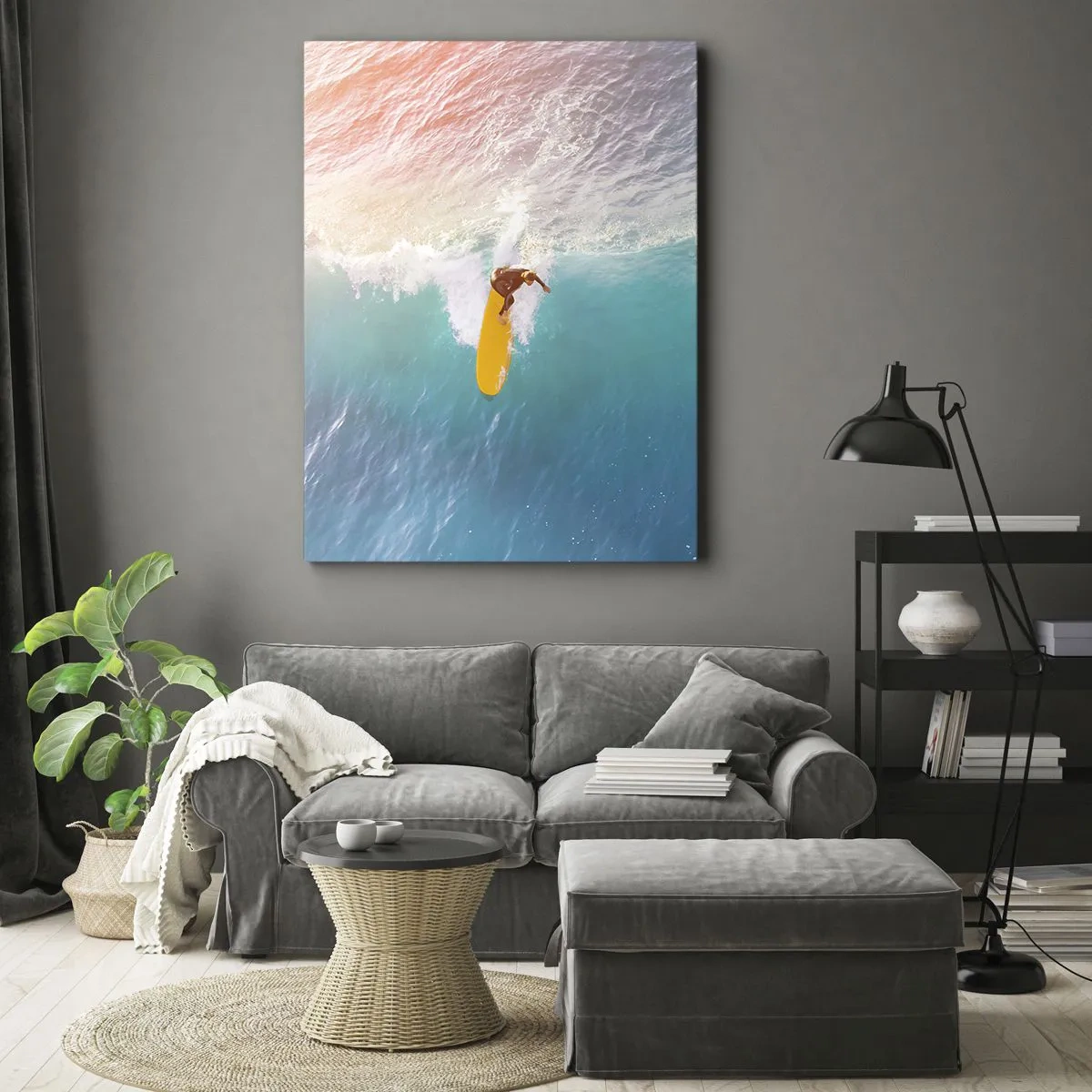 Obraz na plátne - Oceanický jazdec - 50x70 cm