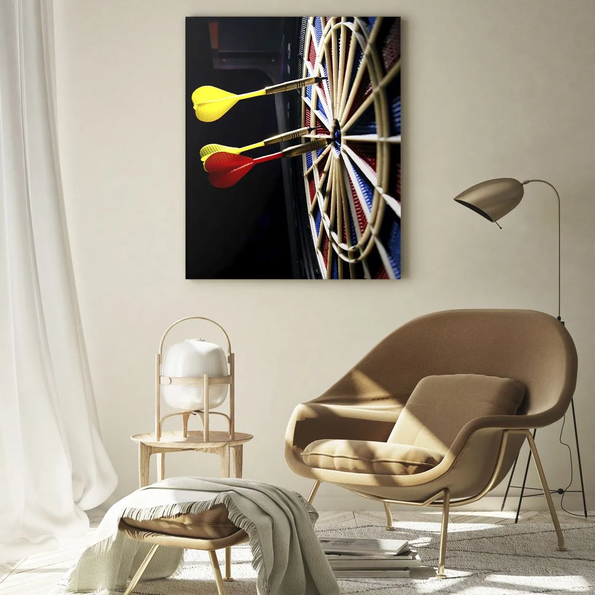 Obraz na skle - Presný zásah - 50x70 cm