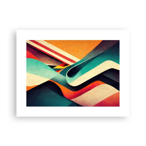 Plagát - Intenzívna kompozícia - 40x30 cm