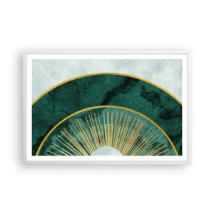 Plagát v bielom ráme - Iná slnečná sústava - 91x61 cm