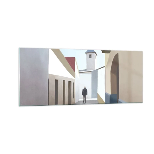 Obraz na skle - Slnečná prechádzka - 100x40 cm