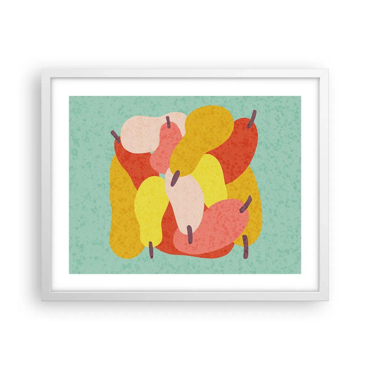 Plagát v bielom ráme - Ochutnajte letné slnko - 50x40 cm