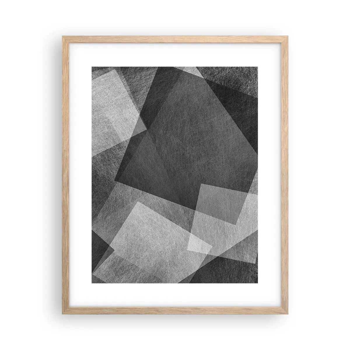 Plagát v ráme zo svetlého duba - Odveký symbol trvalosti a poriadku - 40x50 cm