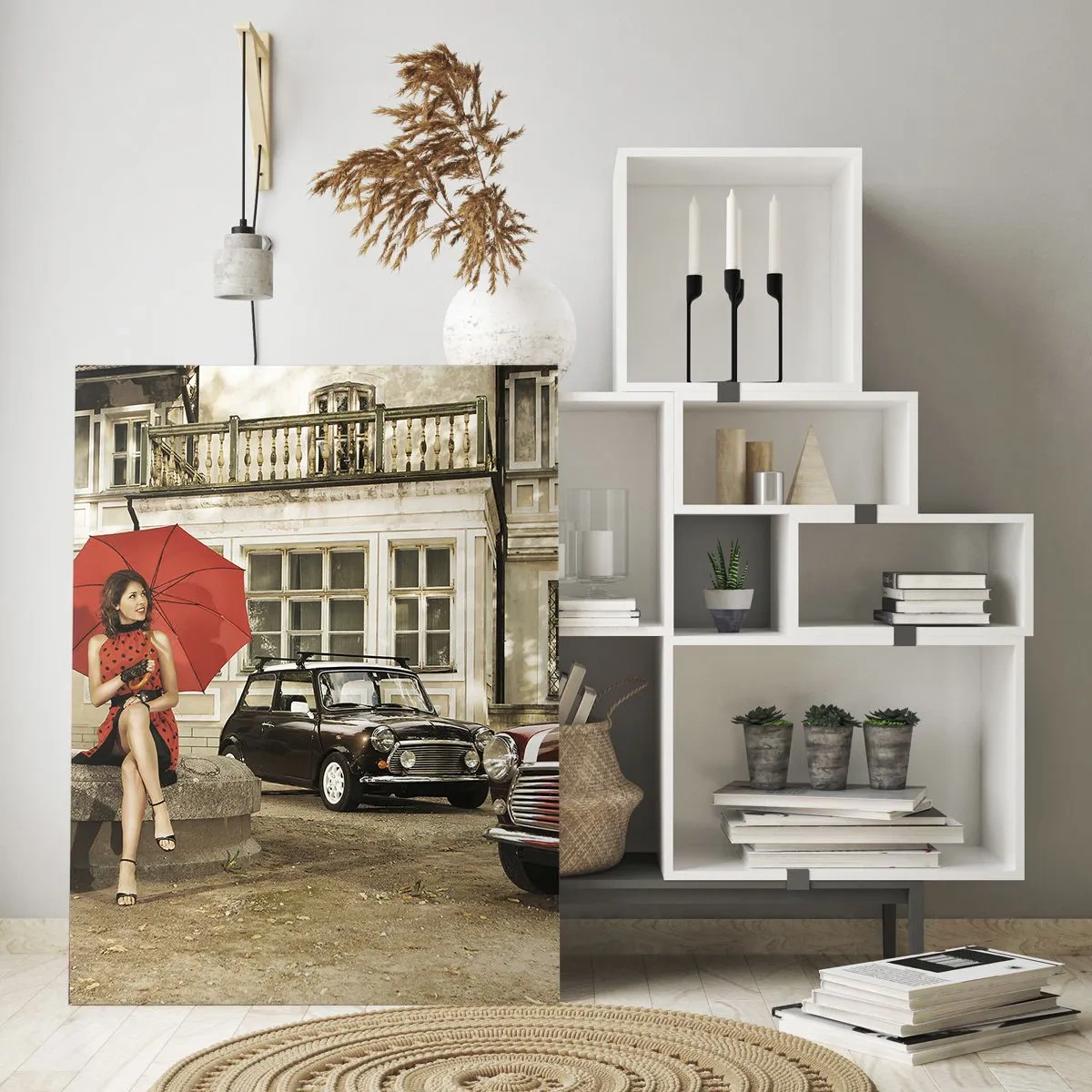 Obraz na skle - Sentimentálne mini cestovanie - 80x120 cm