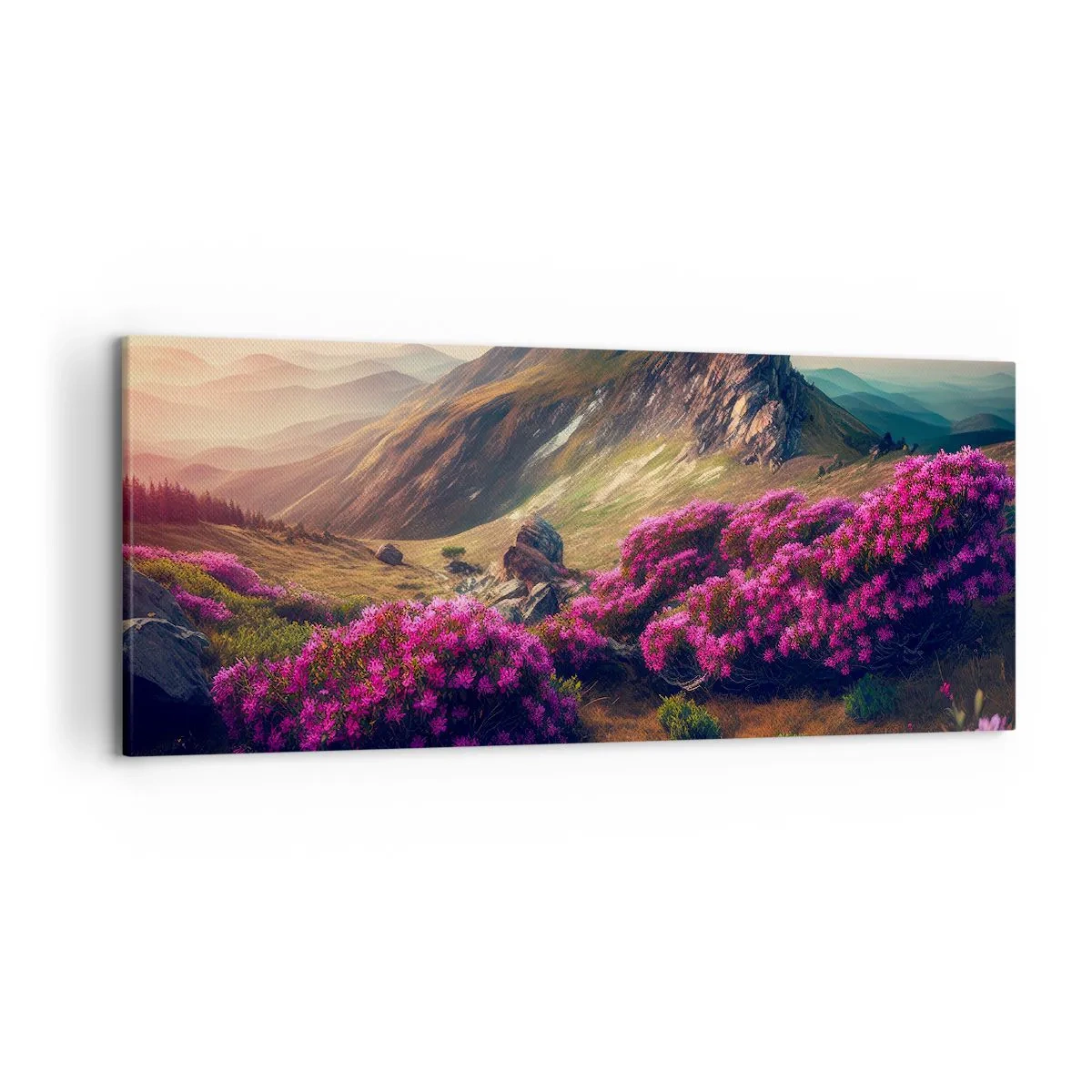 Obraz na plátne - Leto na horách - 120x50 cm