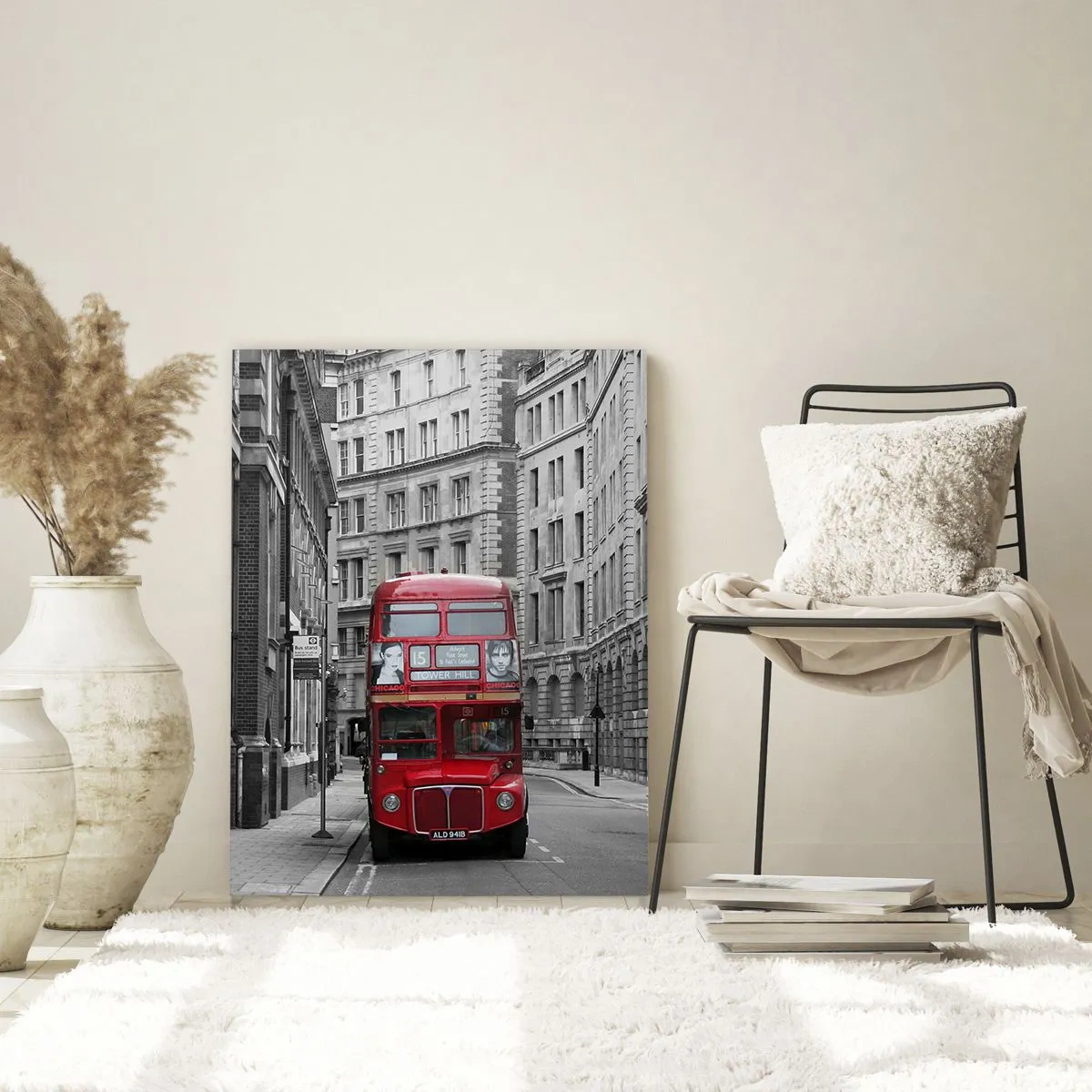 Obraz na skle - Všednosť nemusí byť šedá - 80x120 cm