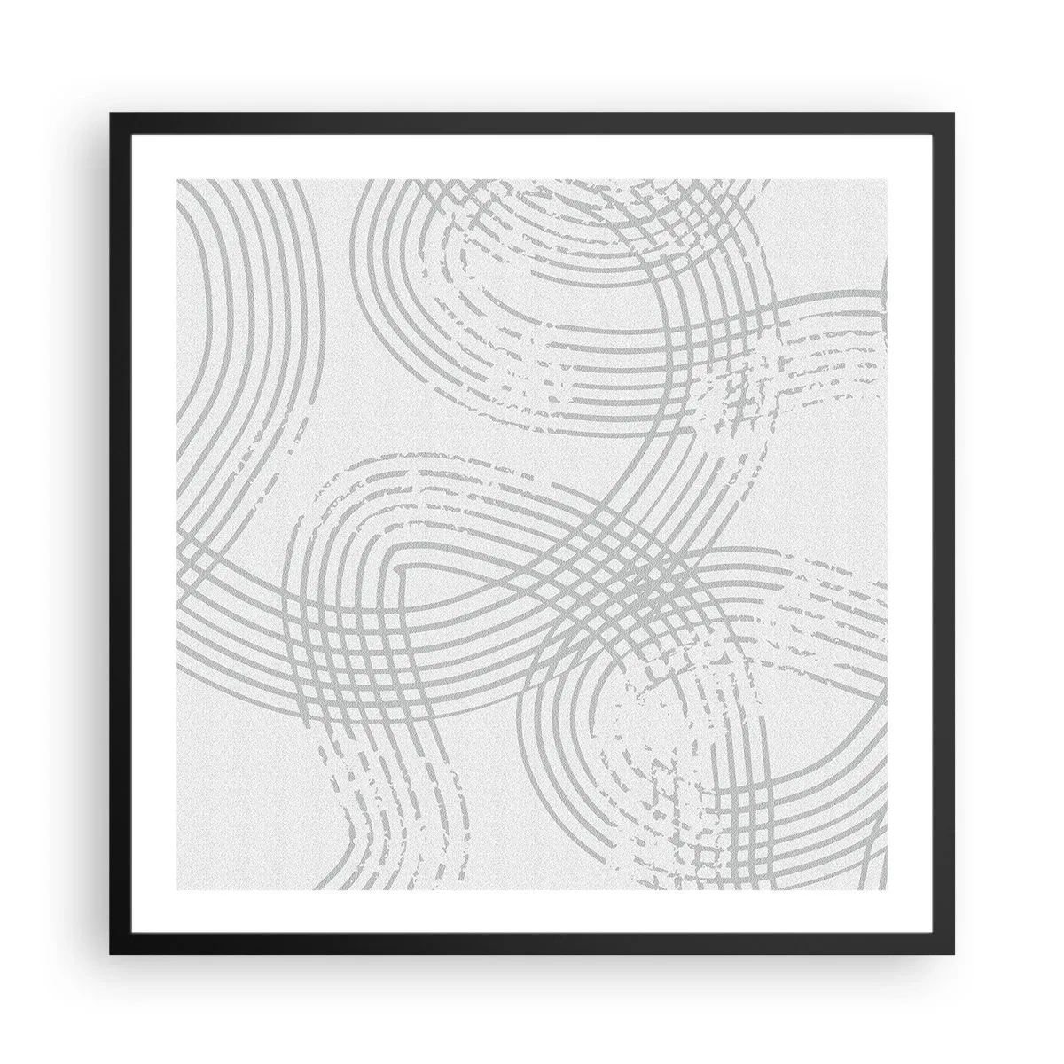 Plagát v čiernom ráme - Jednoduché východisko neexistuje - 60x60 cm