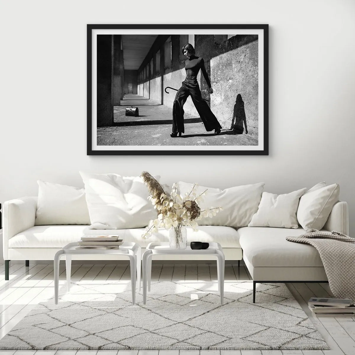 Plagát v čiernom ráme - Mestská elegancia - 91x61 cm