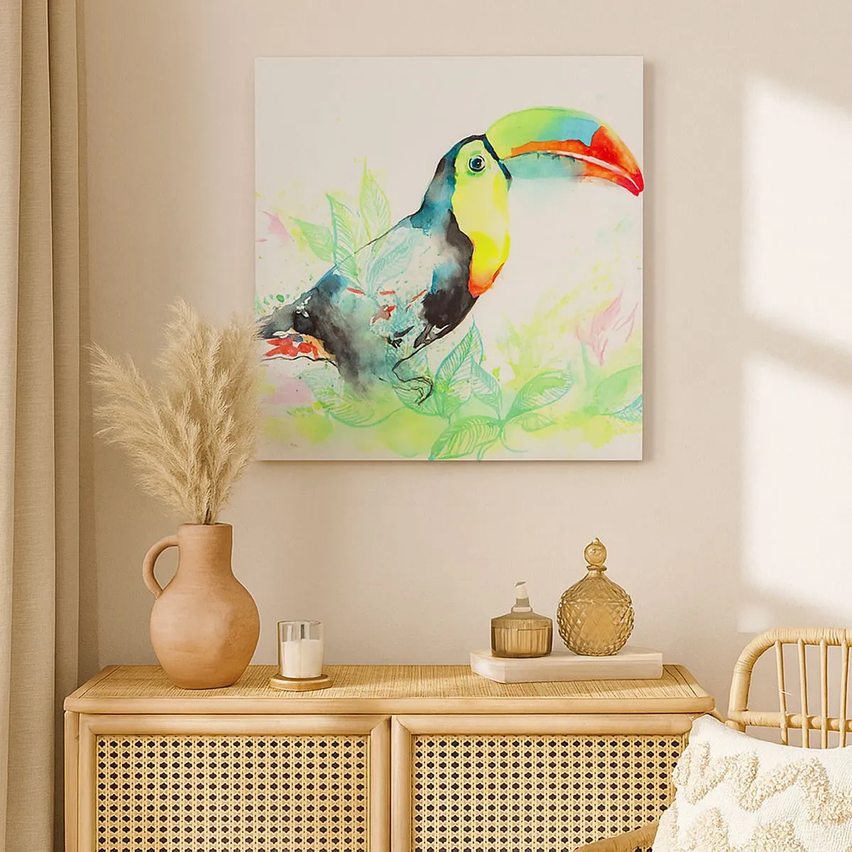 Obraz na plátne - Farebný ako Južná Amerika - 30x30 cm