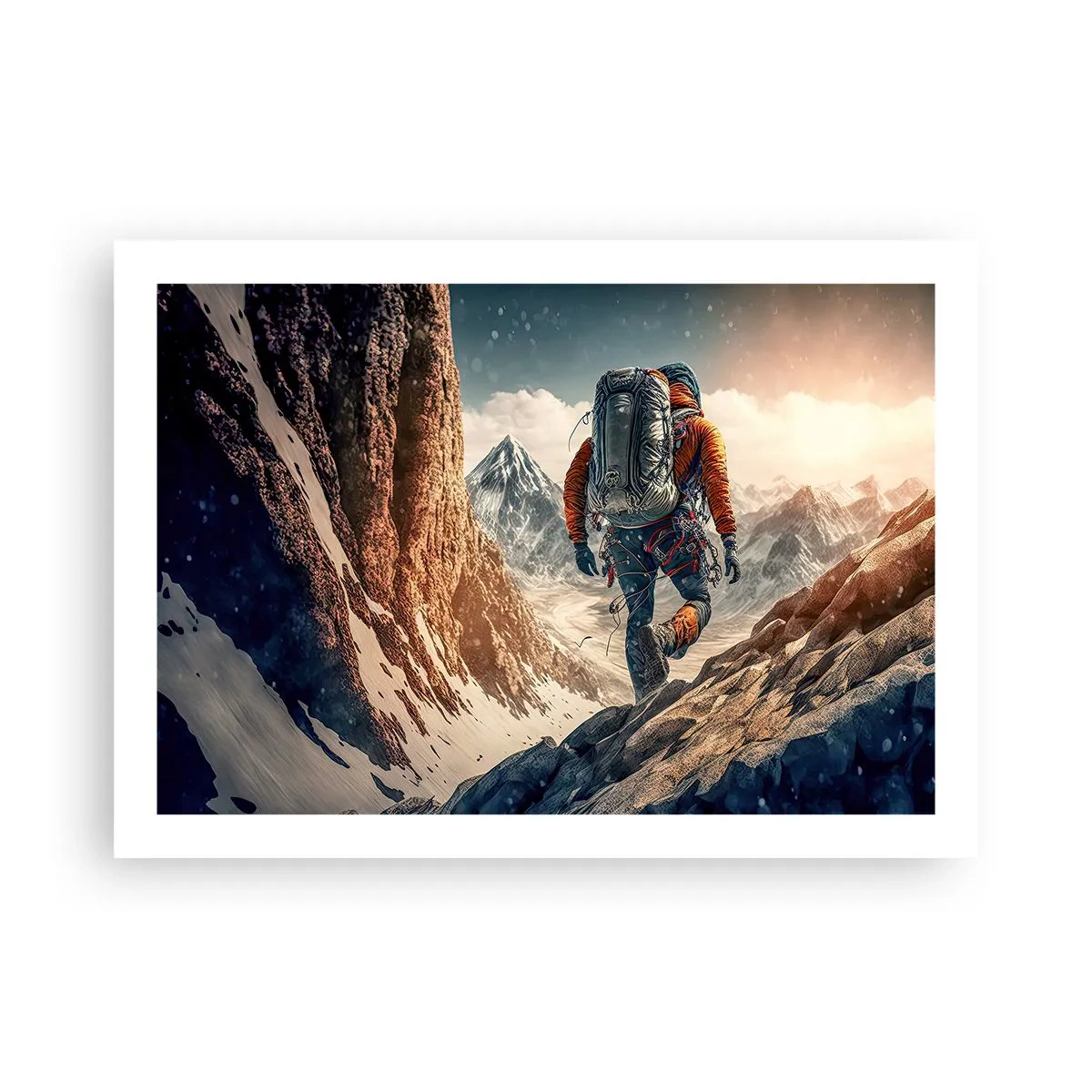 Plagát - Osamelý bojovník - 70x50 cm