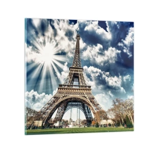 Obraz na skle - Jediná taká pod slnkom - 70x70 cm