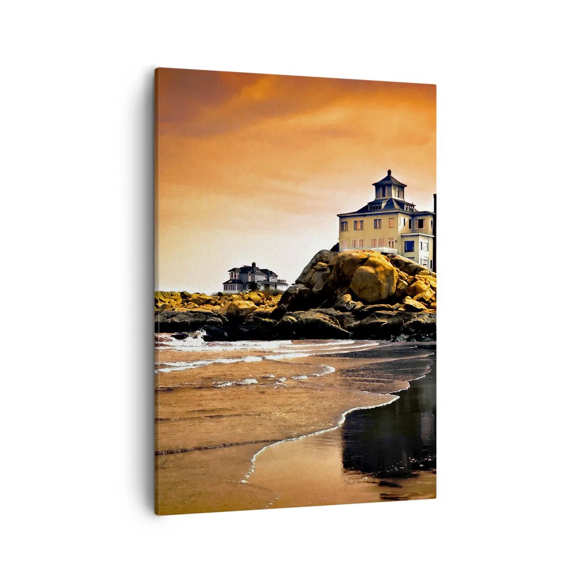 Obraz na plátne - Elegancia západného pobrežia - 50x70 cm