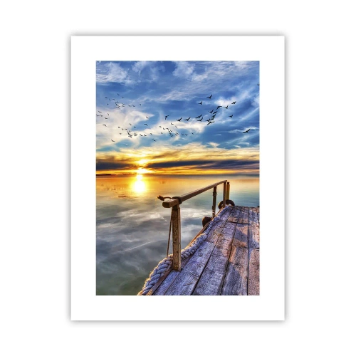 Plagát - Vietor ide odpočívať - 30x40 cm