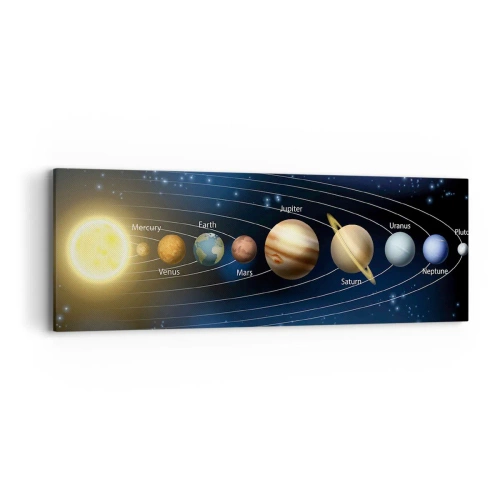 Obraz na plátne - Jedna z desiatich - 90x30 cm