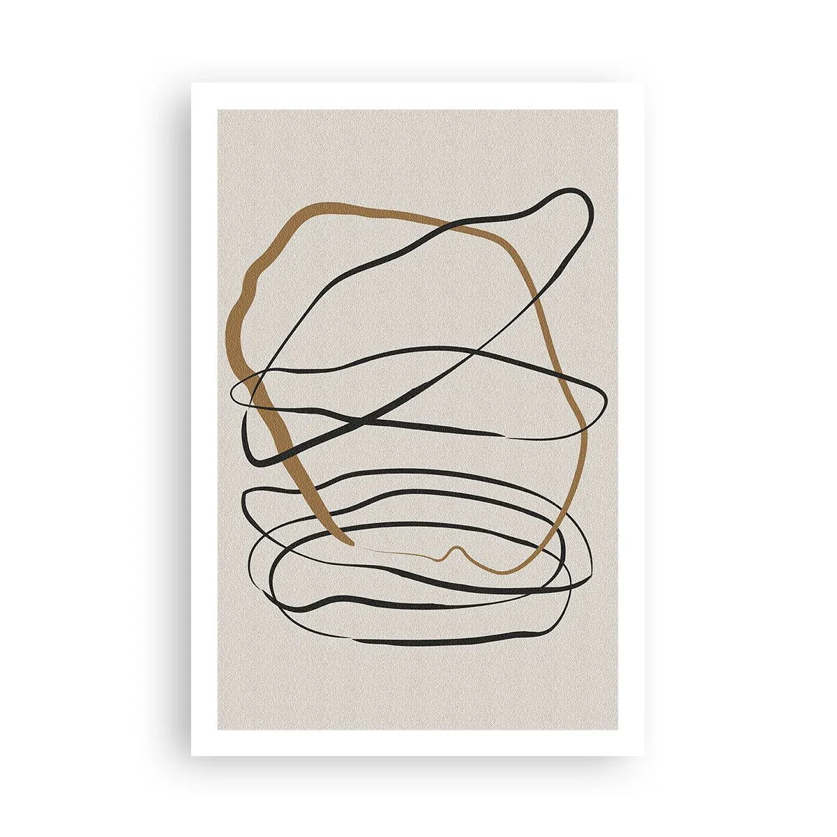 Plagát - Kompozícia – tanec v slučke - 61x91 cm