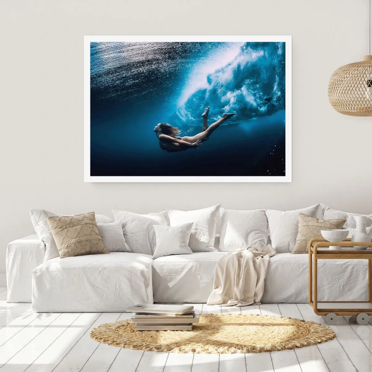 Plagát - Súčasná morská panna - 100x70 cm