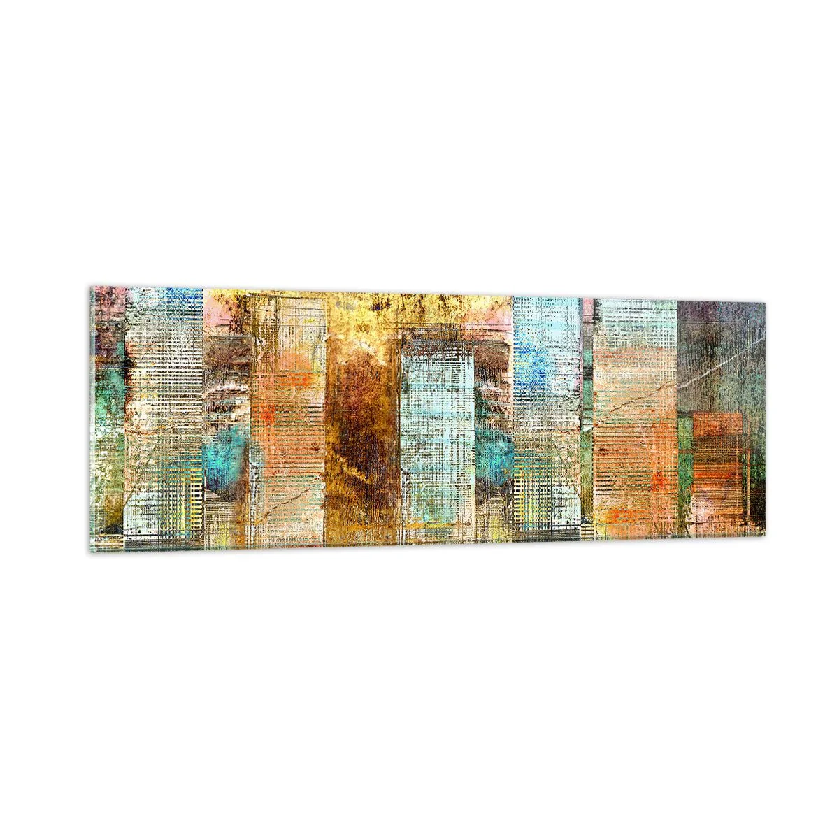Obraz na skle - Slnečná metropola - 90x30 cm