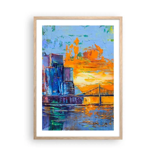 Plagát v ráme zo svetlého duba - Kultúra a príroda - 50x70 cm