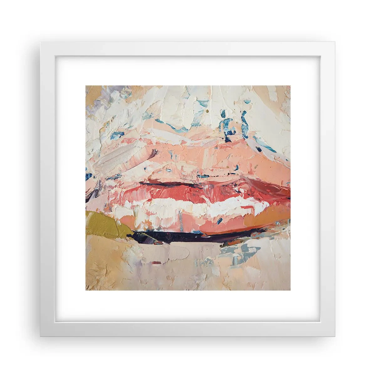 Plagát v bielom ráme - Prebúdza zmysly - 30x30 cm