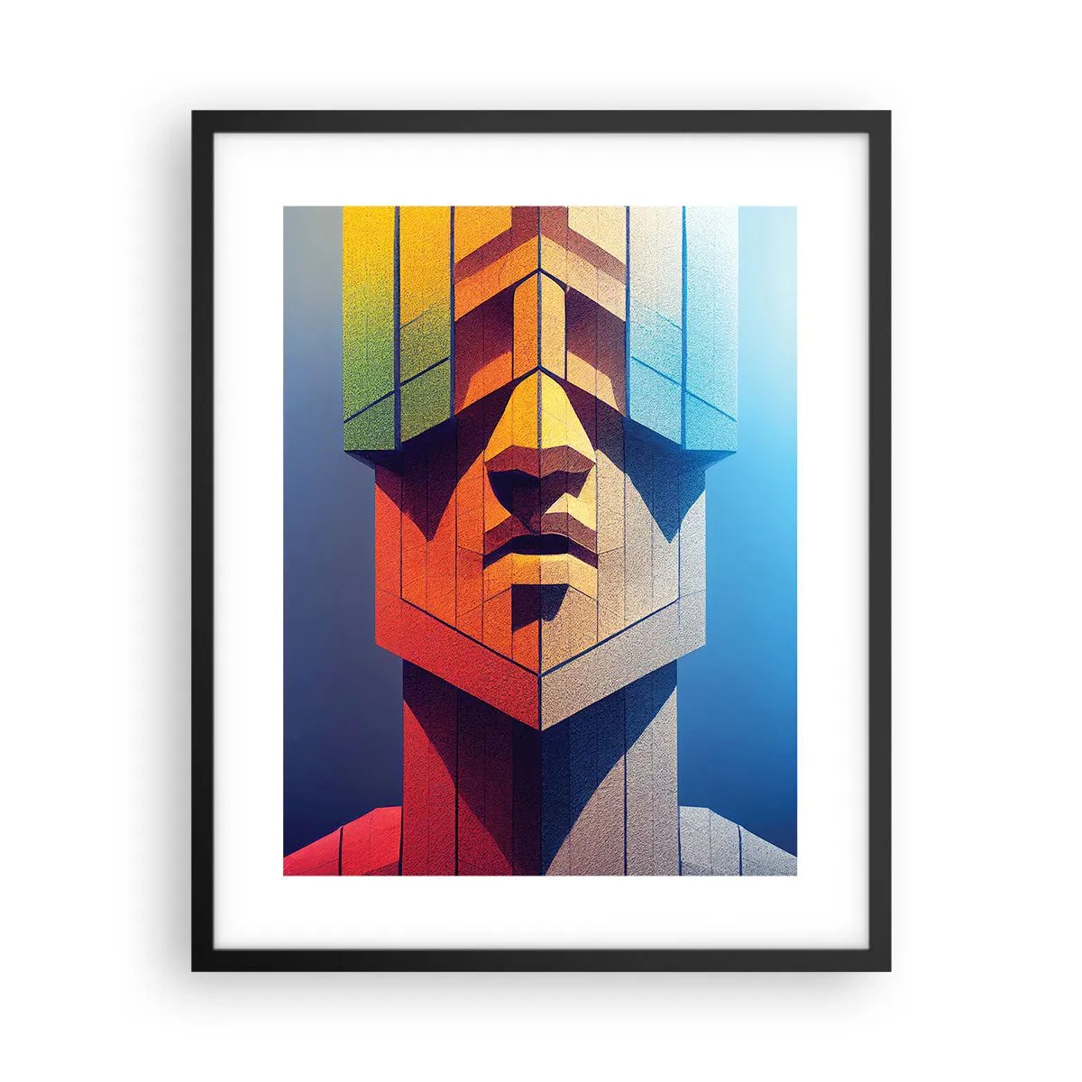 Plagát v čiernom ráme - Zásadový človek - 40x50 cm