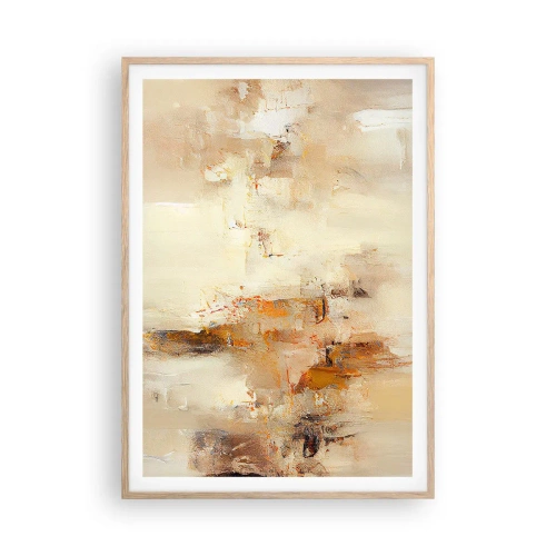 Plagát v ráme zo svetlého duba - Duša jantáru - 70x100 cm