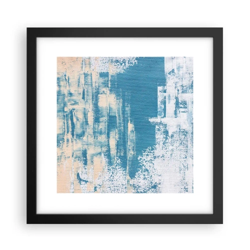 Plagát v čiernom ráme - Cez cencúľ - 30x30 cm