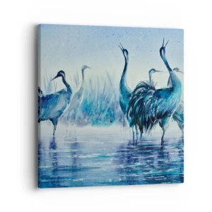 Obraz na plátne - Ranné stretnutie - 40x40 cm