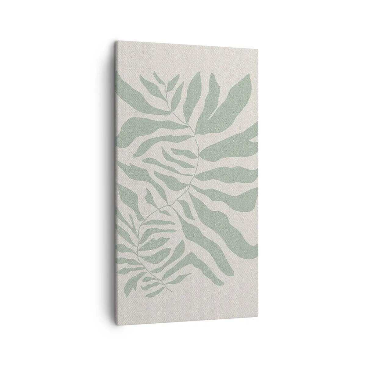 Obraz na plátne - Smaragdová vetva - 45x80 cm