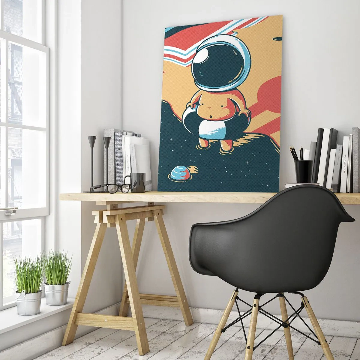 Obraz na skle - Z iného pohľadu - 70x100 cm