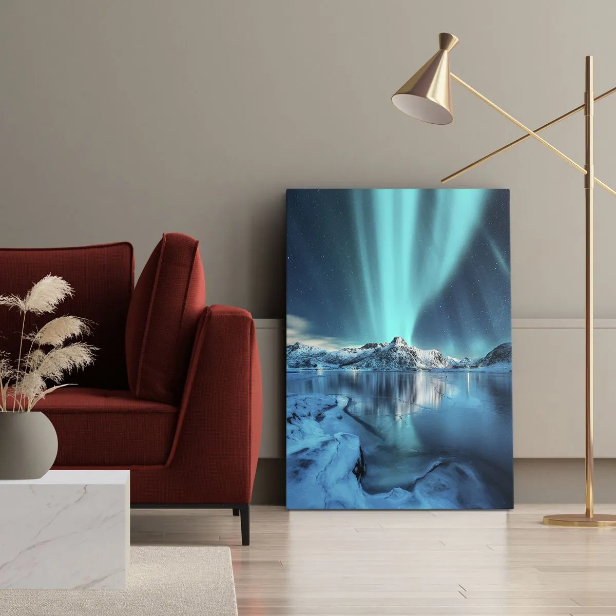 Obraz na plátne - Noc plná svetla - 50x70 cm