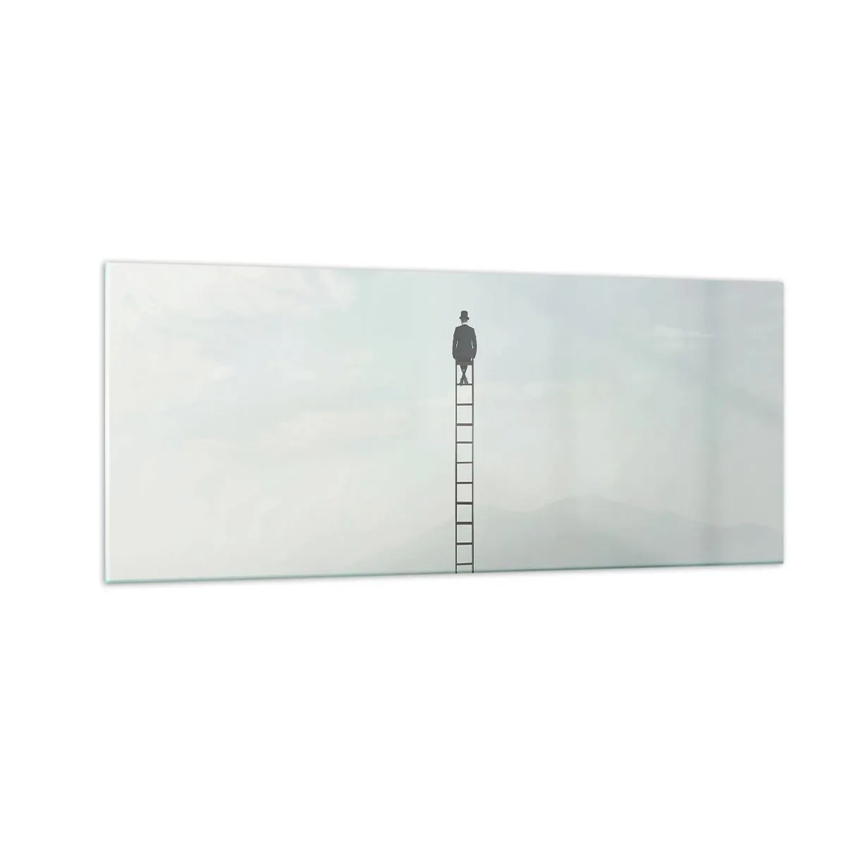 Obraz na skle - Povzniesť sa nad to - 100x40 cm