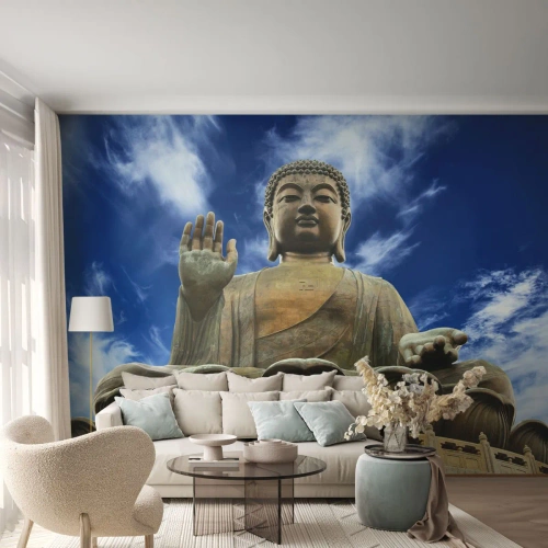 Samolepiaca Fototapeta Deluxe Sticker - Ži bez strachu - Budha, Náboženstvo, Ázie - 450x315 cm