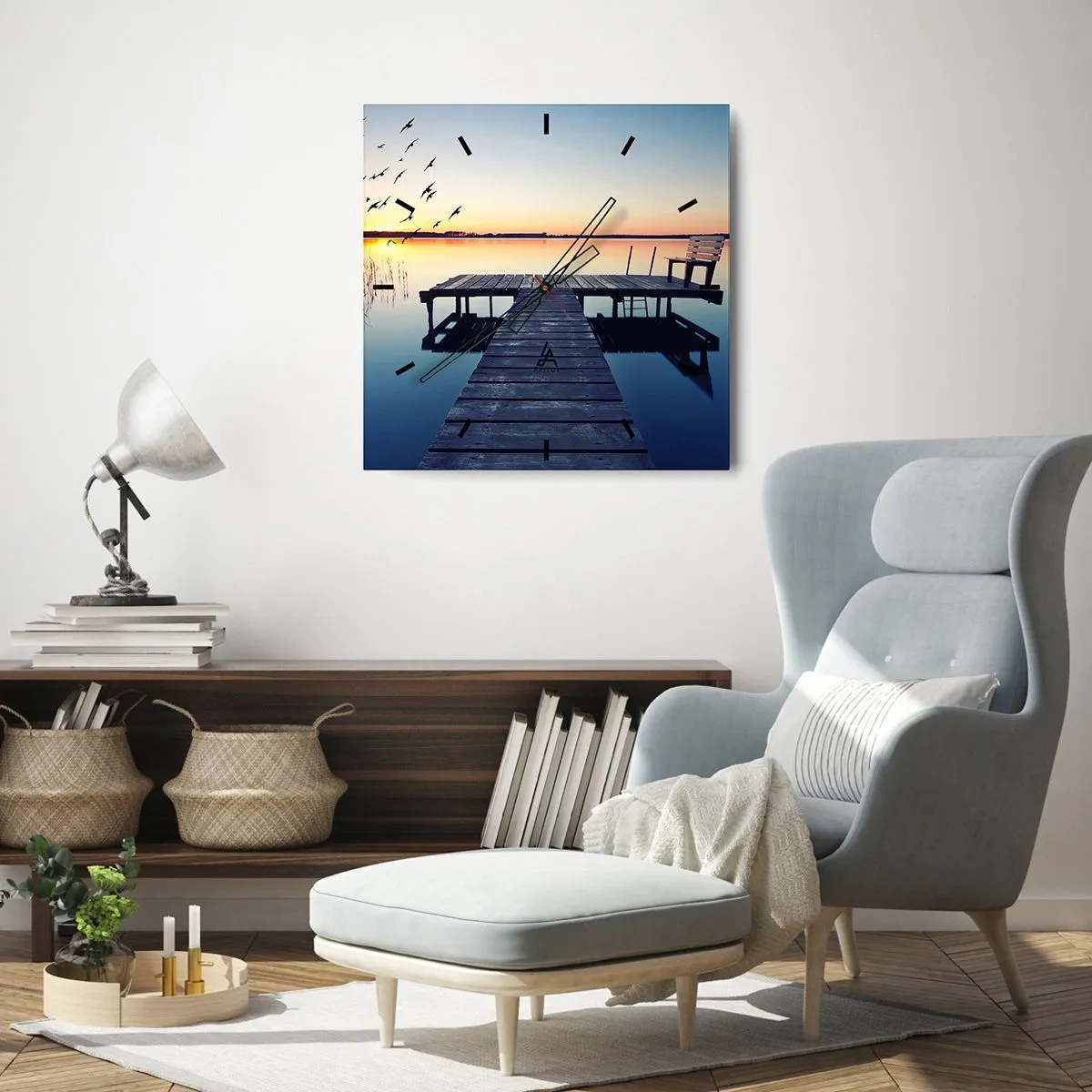 Nástenné hodiny - To bol dobrý deň - 30x30 cm