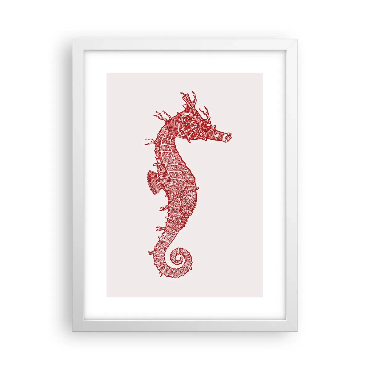 Plagát v bielom ráme - Perfektná bytosť - 30x40 cm