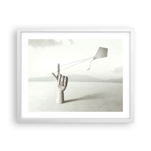 Plagát v bielom ráme - Výzva - 50x40 cm